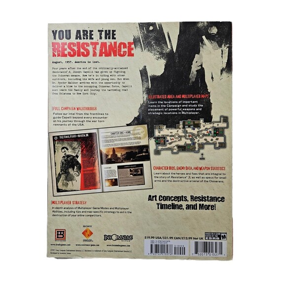 Bradygames Signature Series Guide Resistance 3 Insomniac Games For PlayStation 3 - Picture 2 of 6